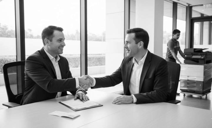 Rachat de contrat de location de photocopieur à Bordeaux